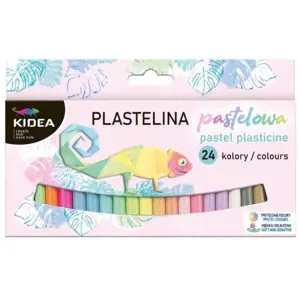 Produkt KIDEA Plastelína / modelína 24 barev 200g