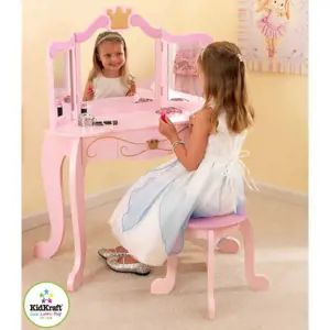 Produkt KidKraft kosmetický stolek s židličkou Princezna
