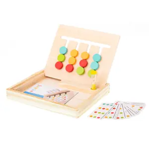 KIK KX7203 Vzdělávací dřevěná logická hra barvy