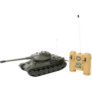 KIK RC tank T-80 No.9995 s dobíjecím packem USB+adaptér 2,4 GHz písková RTR 1:32