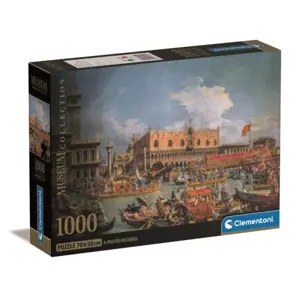 Kompaktní muzeum Clementoni Puzzle 1000el Antonio Canaletto: Dóžecí palác v Benátkách 39792