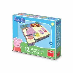 Kubus Prasátko PEPPA PIG 12 kostek