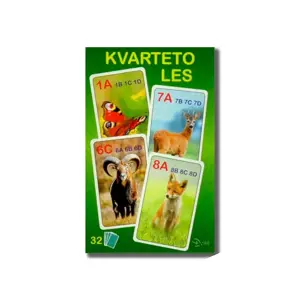 Produkt Kvarteto les 7x10,5x1,5cm 32ks v krabičce