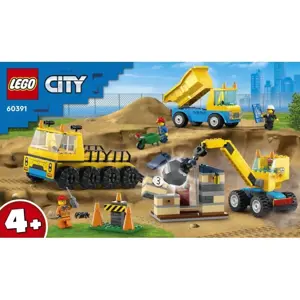 Produkt LEGO® City 60391 Vozidla ze stavby a demoliční koule