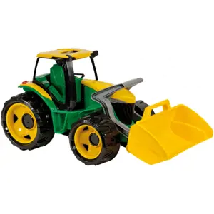 Produkt LENA Traktor se lžící zeleno žlutý 62 cm na písek
