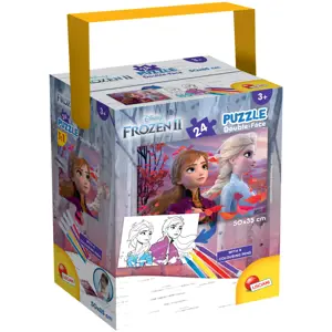 Produkt Lisciani Frozen II 24 oboustranné 4 fixy 50x35 cm