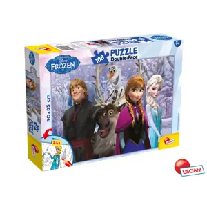 Produkt Liscianigiochi oboustranné 49301 Frozen Ledové království 108 dílků