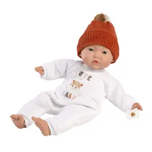 Produkt Llorens 63304 LITTLE BABY - realistická panenka miminko s měkkým látkovým tělem - 32 cm