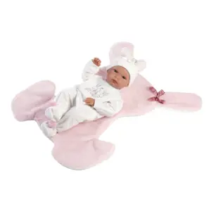 Produkt Llorens 63598 NEW BORN HOLČIČKA - realistická panenka miminko s celovinylovým tělem - 35 cm