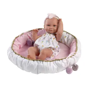 Produkt Llorens 73806 NEW BORN HOLČIČKA - realistická panenka miminko s celovinylovým tělem - 40 cm