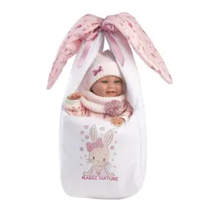 Llorens 73902 NEW BORN HOLČIČKA realistická miminko s celovinylovým tělem 40 cm