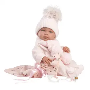 Produkt Llorens 84338 NEW BORN HOLČIČKA realistická miminko s celovinylovým tělem 43 cm