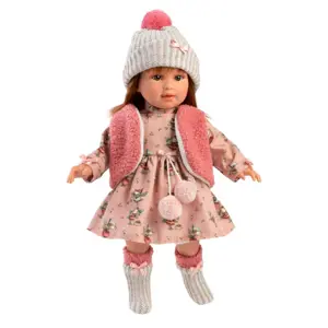Llorens SOFIA - realistická panenka s měkkým látkovým tělem  - 40 cm