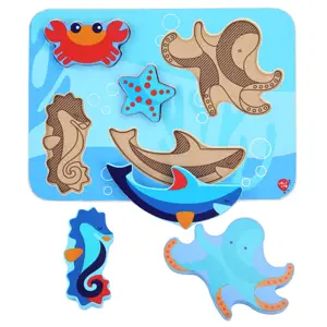 Produkt LucyLeo dřevěné puzzle Ocean and Sea Animals