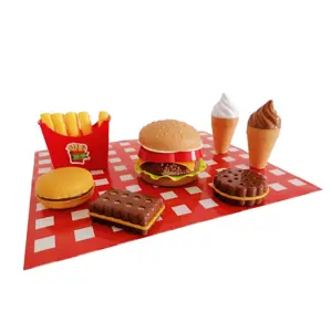 Produkt Mac Toys Sada potravin fast food