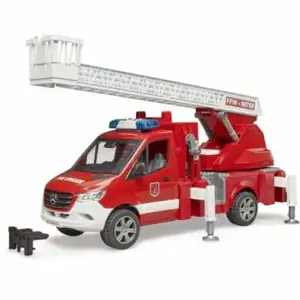 Produkt Mercedes Sprinter Hasičský záchranný sbor s houpacím žebříkem, čerpadlem a světelným + zvukovým modulem 02673 BRUDER