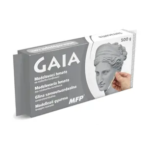 Modelovací hmota GAIA 500g šedá