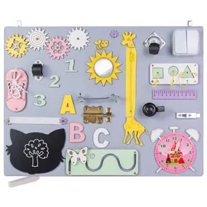 Produkt montessori Activity board pro holčičku - 50x37,5