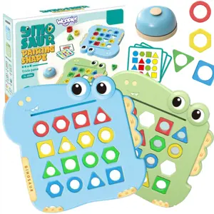 Montessori Dinosaur Puzzle Match Shapes