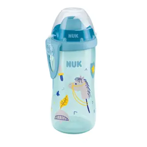 Nuk dětská láhev Flexi Cup 300 ml se slámkou zelená