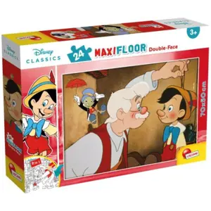 Produkt Oboustranné Maxi puzzle 24 ks 70x50cm Disney Pinocchio