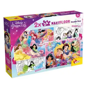 Produkt Oboustranné podlahové puzzle 2x24 dílků Maxi Floor Disney Princess LISCIANI 91720