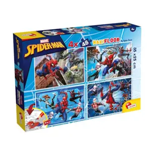 Oboustranné podlahové puzzle Maxi Floor 4x48el Marvel Spiderman 100385 LISCIANI