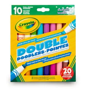 Oboustranné popisovače 10/20 Doodlers Crayola