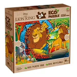 Oboustranné puzzle 24 dílků eco The Lion King 91843 LISCIANI