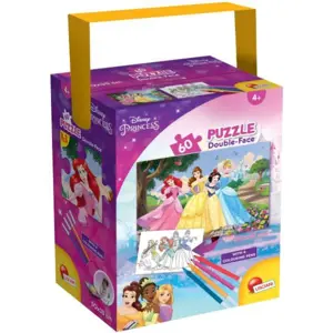 Produkt Oboustranné puzzle v tubusu 60 dílků Princezny 50x35 cm