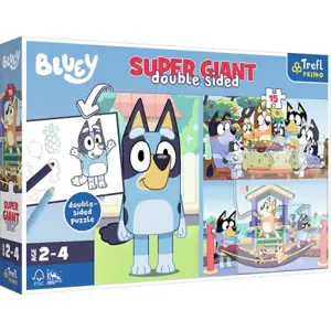 Obří puzzle 15 dílků Dobrodružství s Bluey