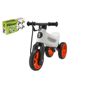 Produkt Odrážedlo FUNNY WHEELS Rider SuperSport bílé/oranž 2v1+popruh,výš.sedla28/30cm nos.25kg 18m+v krab.