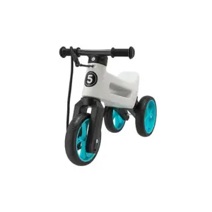 Produkt Odrážedlo FUNNY WHEELS Rider SuperSport bílé/tyrkys 2v1+popruh,výš.sedla28/30cm nos.25kg 18m+v sáčku