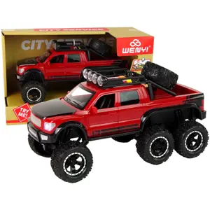 Off-Road auto velká kola 1:16 Červená