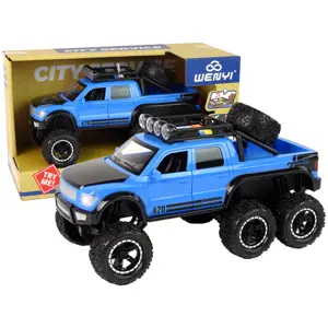 Off-Road auto velká kola 1:16 modrá