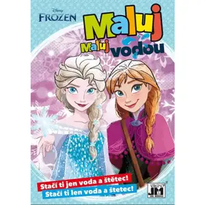 Omalovánka A5 Maluj vodou FROZEN - Ledové království