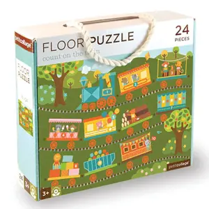 Produkt Petitcollage Podlahové puzzle počítání s vláčkem