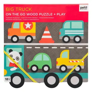 Produkt Petitcollage Robustní dřevěné puzzle Big Truck