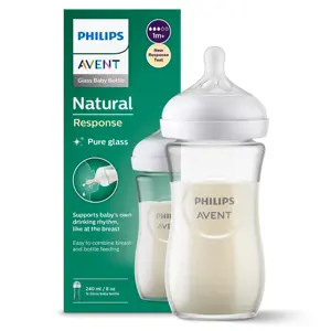 Produkt Philips Avent láhev Natural Response skleněná transparentní 240 ml