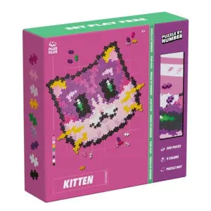 Plus Plus Klocki Puzzle podle čísla Cat - 500 dílků