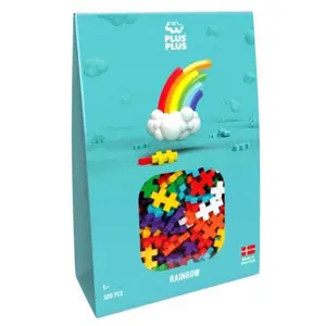 Plus Plus Rainbow Blocks v balení - 300 ks