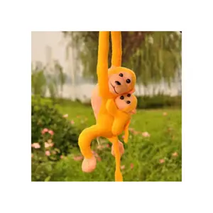 Plyšák Monkey s Baby Yellow 70 cm