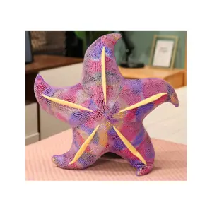 Plyšák Plyšový polštář Starfish Purple 45 cm