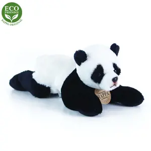 Plyšová panda ležící, 18 cm, ECO-FRIENDLY