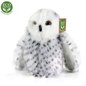 Produkt Plyšová sova sněžná 18 cm ECO-FRIENDLY