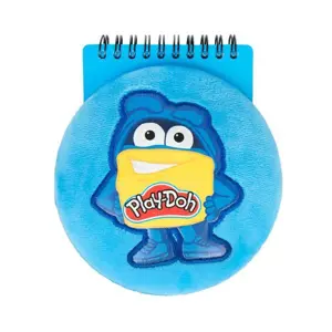 Produkt Plyšový kulatý spirálový zápisník Play-Doh