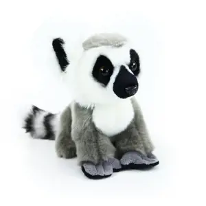 Produkt plyšový lemur sedící, 18 cm