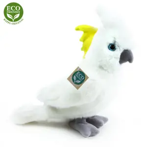 Produkt Plyšový papoušek kakadu 17 cm ECO-FRIENDLY