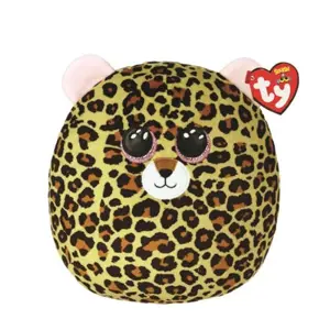 Polštář TY Squish-a-Boos LIVVIE Leopard 22cm