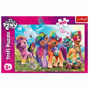 Puzzle 100 dílků Legrační poníci. My Little Pony Hasbro 16463 Trefl